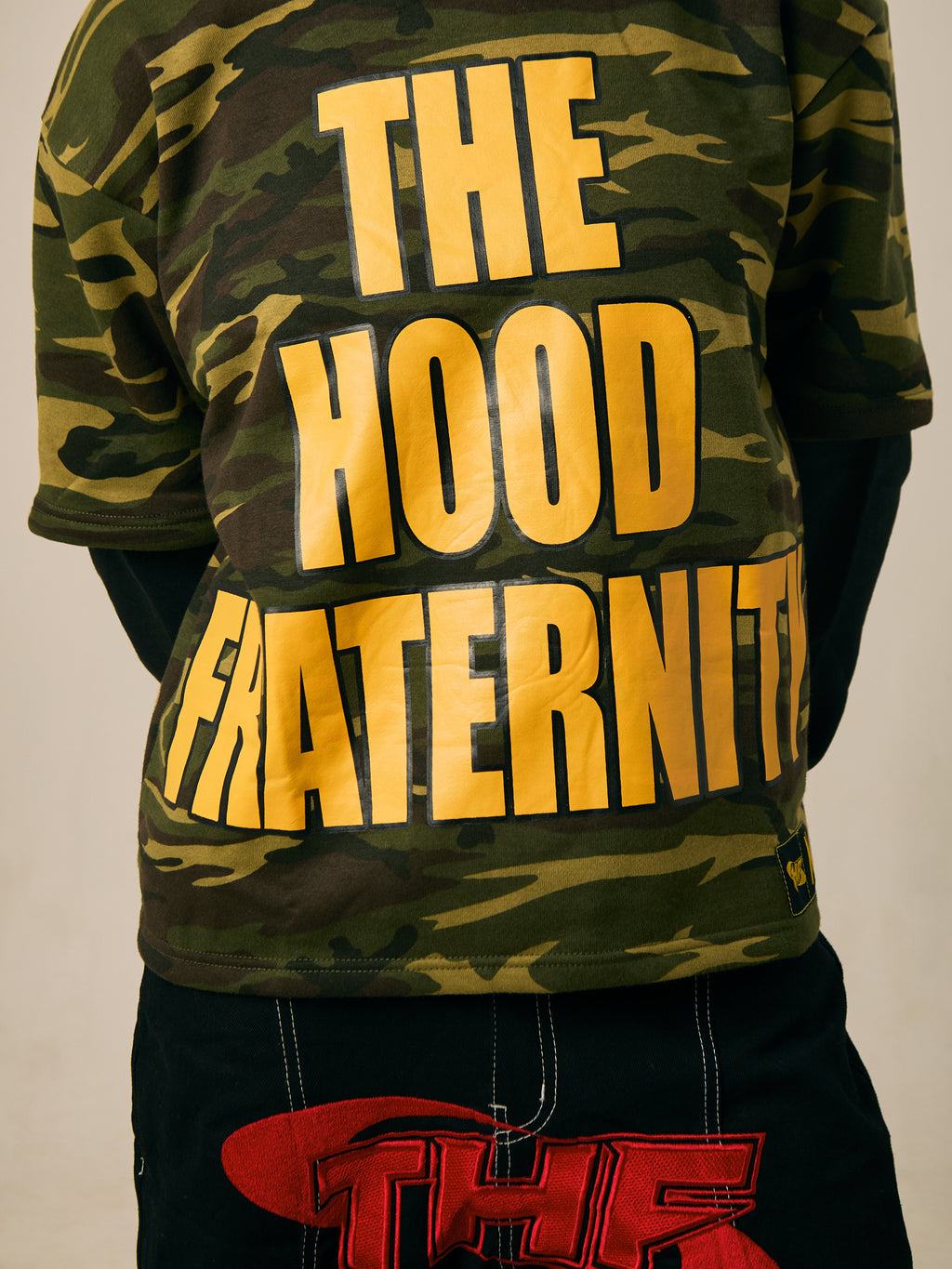 THF MEN AT WAR CAMOUFLAGE DOUBLE LAYER T SHIRT